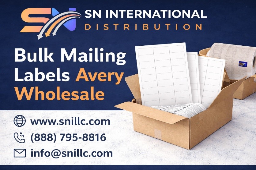 What are the Key Features of Bulk Mailing Labels, Avery Retail Wholesale?